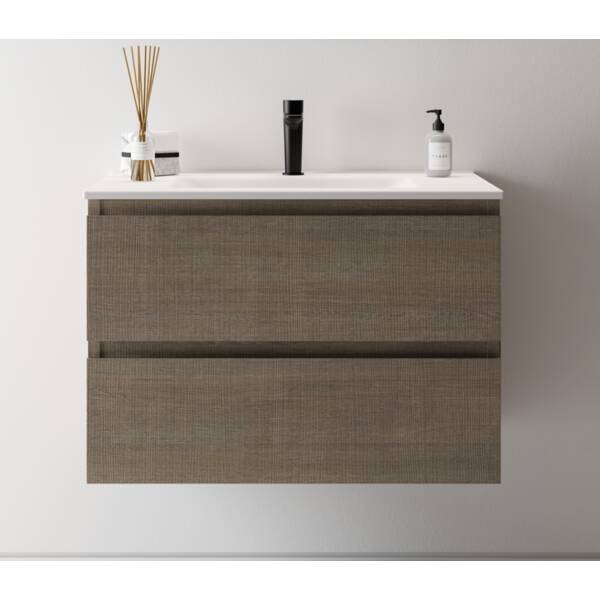 Тумба для раковини Berloni Bagno Speed SPD BS 2C 4DIC 80 см в кольорі METZ 1417, фото 3