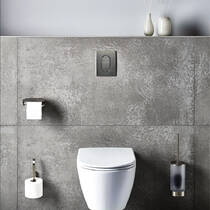 Щітка для унітазу Grohe Selection 41076000 з тримачем, хром, фото №4