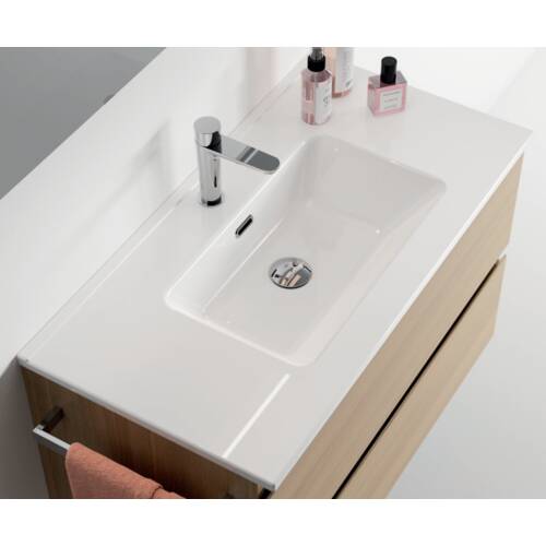 Раковина Berloni Bagno Sky LAV SKY IN CX R 4H 81х46,5 см глянцевая белая, фото 2