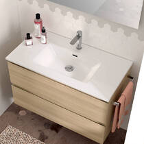 Раковина Berloni Bagno Sky LAV SKY IN CX R 4K 101х46,5 см глянцевая белая, фото №3