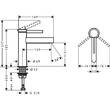 Смеситель для раковины Hansgrohe Finoris 76023700 белый матовый, фото 2