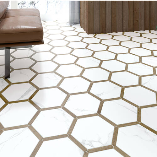 Керамограніт Monopole Ceramica AVANT Toronto Gold 22х25 см, фото 4