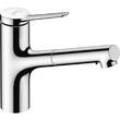 Смеситель для кухни Hansgrohe Zesis M33 74810000 EcoSmart с вытяжным изливом, хром, фото 1