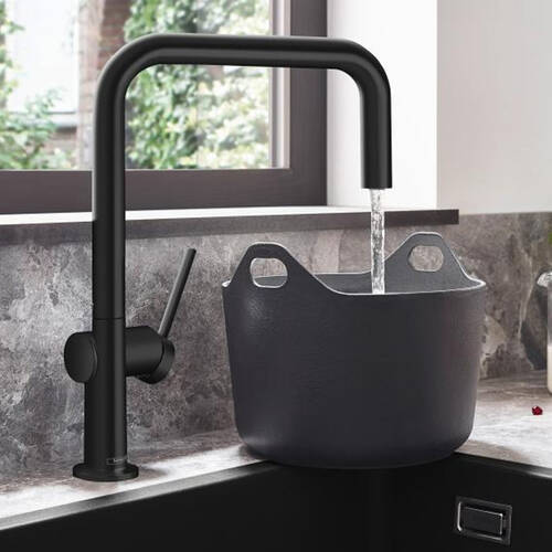 Смеситель для кухни Hansgrohe Talis M54 72844670 черный матовый, фото 3