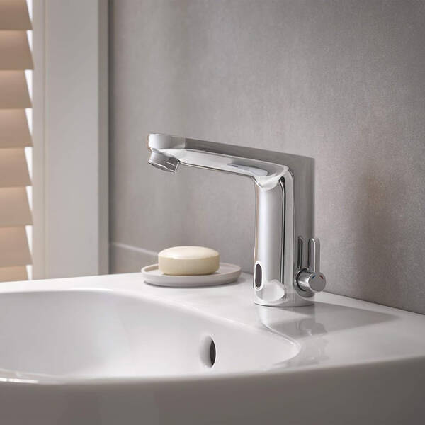 Змішувач для раковини Grohe Eurosmart Сosmopolitan E 36327002 інфрачервоний, хром, фото 6