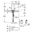 Змішувач для раковини Grohe Eurosmart Сosmopolitan E 36327002 інфрачервоний, хром, фото 2
