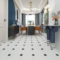 Керамогранит Ceramica Deseo Betera Black-White 58x58 см, фото №3