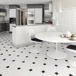 Керамогранит Ceramica Deseo Betera Black-White 58x58 см, фото 1