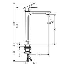 Смеситель для раковины Hansgrohe Rebris E 72583000 CoolStart хром, фото №2