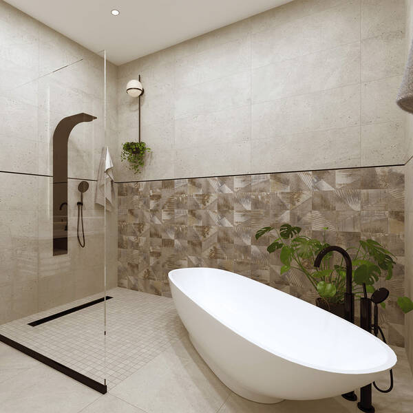 Плитка Ceramica Deseo Sanne beige 35x90 см, фото 3