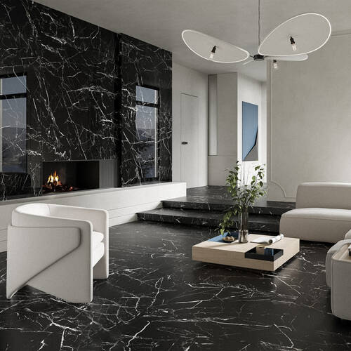 Керамограніт Cerrad Marmo Morocco Black 119,7х119,7 см, фото 2