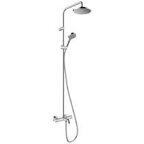 Душевая система Hansgrohe Vernis Blend Showerpipe 200 1jet 26274000 с термостатом, хром, фото №1