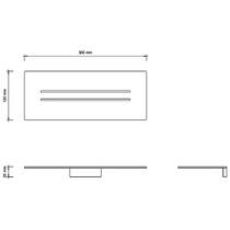 Полиця металева Decor Walther Mikado MK DA 0523200 30 см хром, фото №2