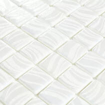 Мозаїка Vidrepur 7802 Glitter White 25*25 31,5х31,5 см, фото №2