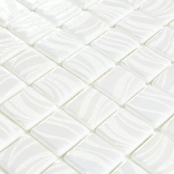 Мозаїка Vidrepur 7802 Glitter White 25*25 31,5х31,5 см, фото 2