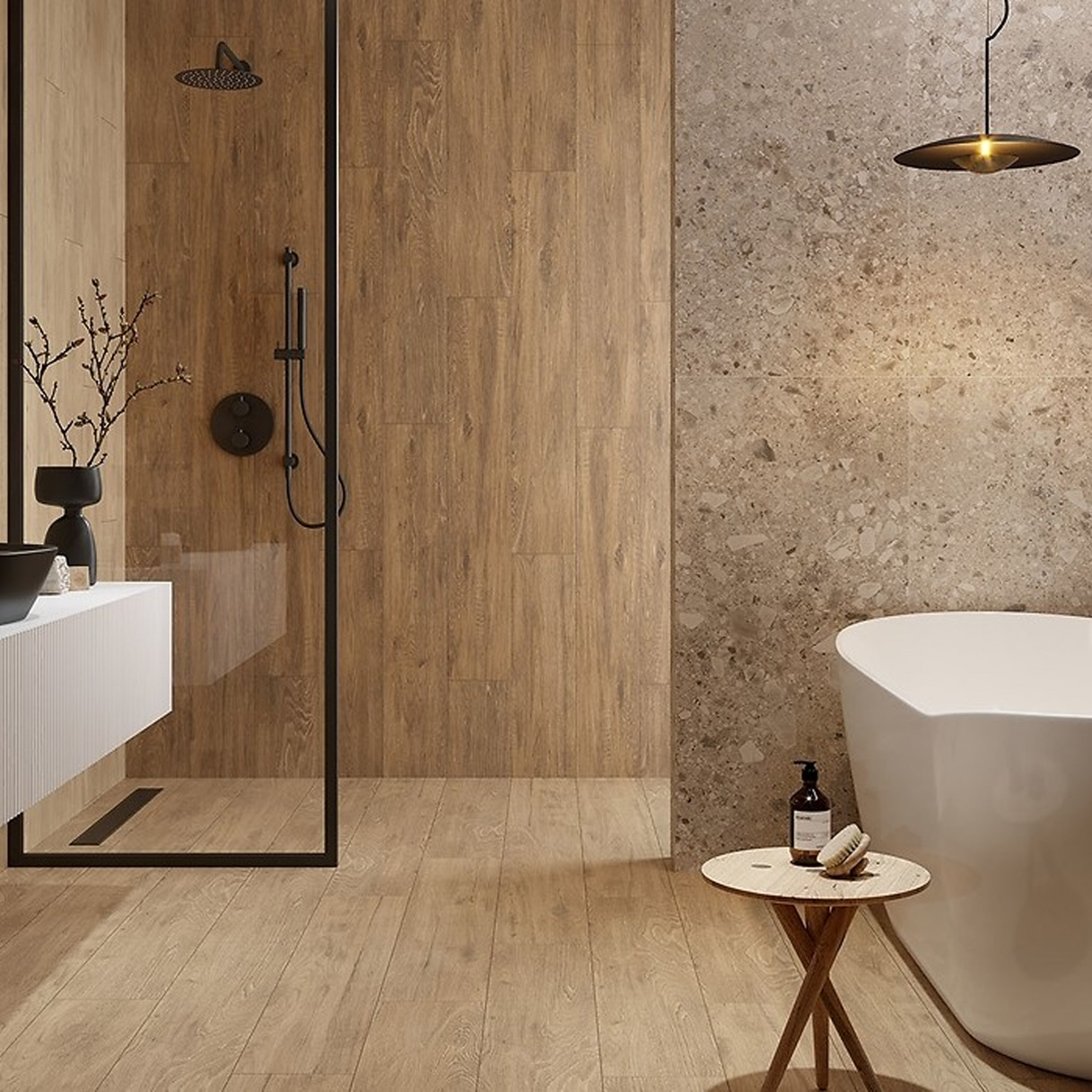 WOOD CREATION BEIGE MATT RECT (1 сорт)
