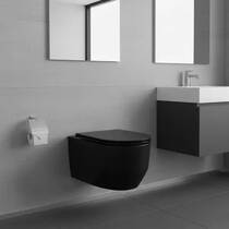 Крышка для унитаза Devit ART 3.0 3030140B soft-close черный матовый, фото №3