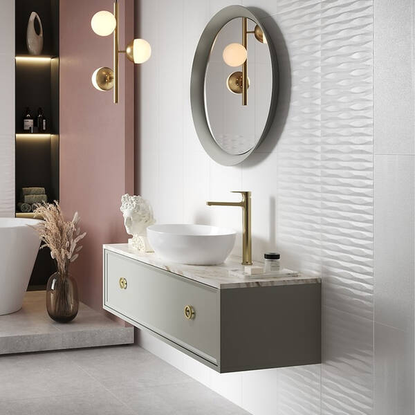 Плитка Opoczno Pl+ Parmina White Structure Micro Rect 29,8x59,8 см
