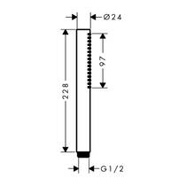 Ручний душ Hansgrohe Pulsify S EcoSmart+ 24126700 білий матовий, фото №2