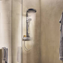 Душова система Hansgrohe Rainfinity 250 1jet EcoSmart 28742000 з термостатом, хром, фото №7