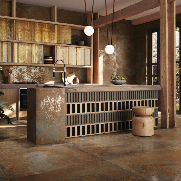 Керамогранит Ape Ceramica Nox Corten Lap Rect 60x120 см - купить в