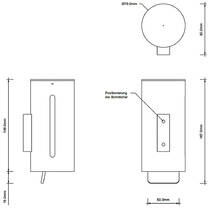 Дозатор для рідкого мила Decor Walther Basic DW 280 N 0862900 хром, фото №2