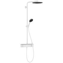 Душевая система Hansgrohe Pulsify S Showerpipe 260 1jet 24220700 с термостатом, белый матовый, фото №1