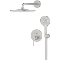 Душевая система скрытого монтажа Grohe Essence 25287DC0 на 2 выхода, суперсталь, фото №2