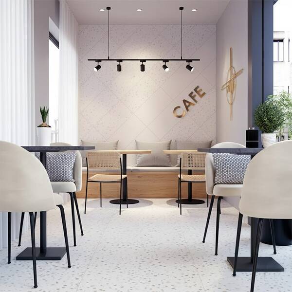 Керамограніт Golden Tile Joy terazzo світло-сірий JOG530 60х60 см