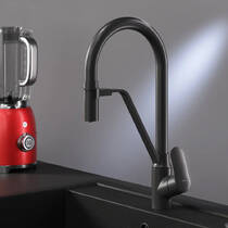Змішувач для кухні AM.PM Like F8007822 з каналом для питної води, чорний, фото №4