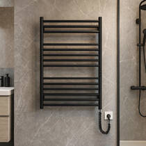 Рушникосушарка електрична Hygge Family Greenwich 6.1.0302.06.BM 770х530 мм, чорний мат, фото №1