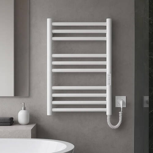 Полотенцесушитель электрический Hygge Family Greenwich 6.1.0300.06.WM 570x430 мм, белый матовый, фото 1