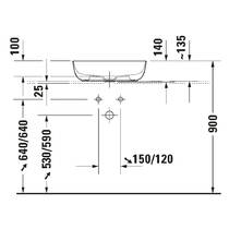 Раковина Duravit Luv 0379500000 50 см белый глянцевый, фото №2