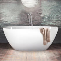 Ванна зі штучного каменю PAA Perla VAPERL145/00 145х71 см, білий глянець, фото №1