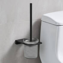 Щітка для унітаза Devit Do It 4030170B з тримачем, чорний матовий, фото №4