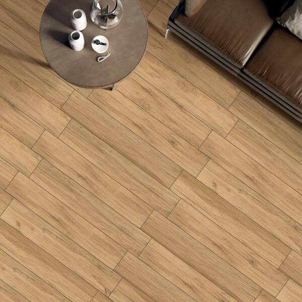 Керамограніт Ceramica Deseo Alba Honey 20x120 см, фото 2