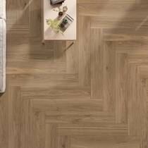 Керамогранит Ceramica Deseo Finwood Choco 20x120 см, фото №2