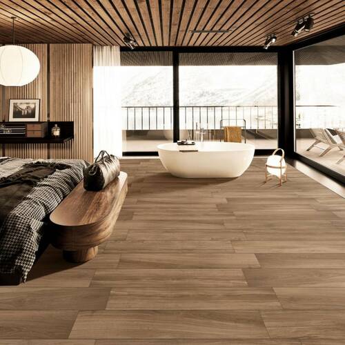 Керамограніт Ceramica Deseo Tupelo Choco 20x120 см, фото 2