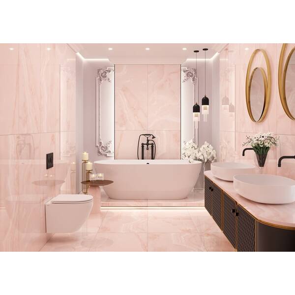 Керамограніт Ceramica Deseo Royal Onyx Pink 60x120 см, фото 2