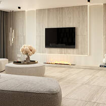 Керамогранит Ceramica Deseo Neo Travertino Natural 60x120 см, фото №4