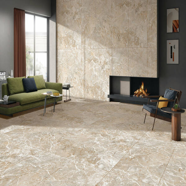 Керамограніт Ceramica Deseo Breccia Boreale Beige 60x120 см, фото 2