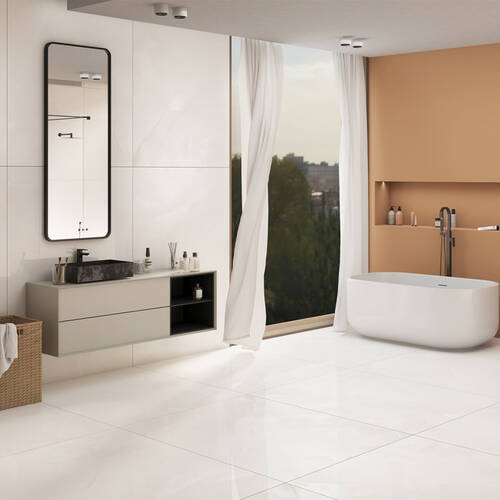 Керамограніт Ceramica Deseo Jennifer White Pol 60x120см, фото 1