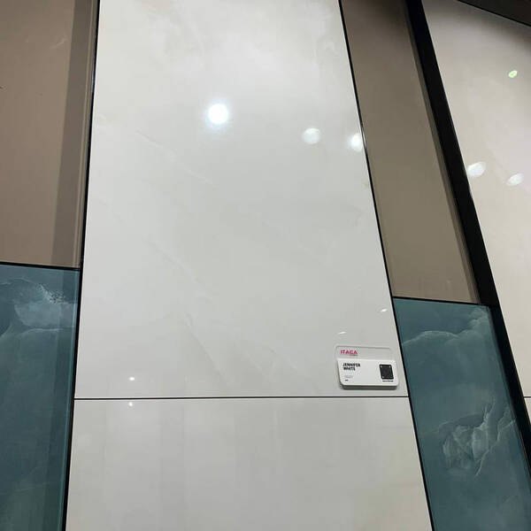 Керамограніт Ceramica Deseo Jennifer White Pol 60x120см, фото 7