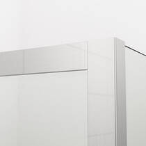 Душова кабіна Ronal Arelia D20SE20904007 900x900мм скло прозоре, профіль срібний полірований, фото №3