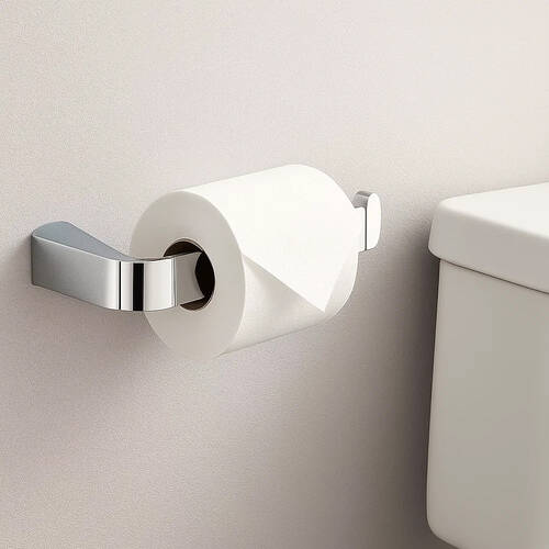 Держатель для туалетной бумаги Devit 1110140 без крышки, хром, фото 1