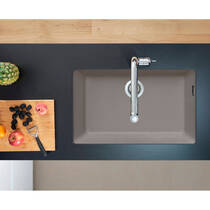 Кухонная мойка Hansgrohe S51 43432380 (S510-U660) под столешницу 710x450 мм, серый бетон, фото №3