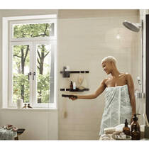 Скребок для душа Hansgrohe WallStoris Planet Edition 28913210 цвет – песок, фото №3