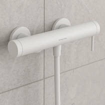 Смеситель для душа Hansgrohe Tecturis S 73622700 белый матовый, фото №1