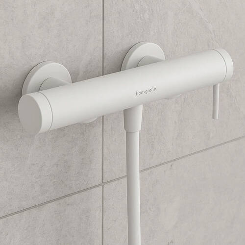 Змішувач для душу Hansgrohe Tecturis S 73622700 білий матовий, фото 1