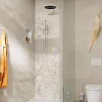 Душова стійка 65 см із тримачем-слайдером та душовим шлангом 160 см Unica Shower bar S Puro Hansgrohe 24402700 білий матовий, фото №1